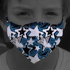 MASCARILLA FULI STARS AZUL T.M