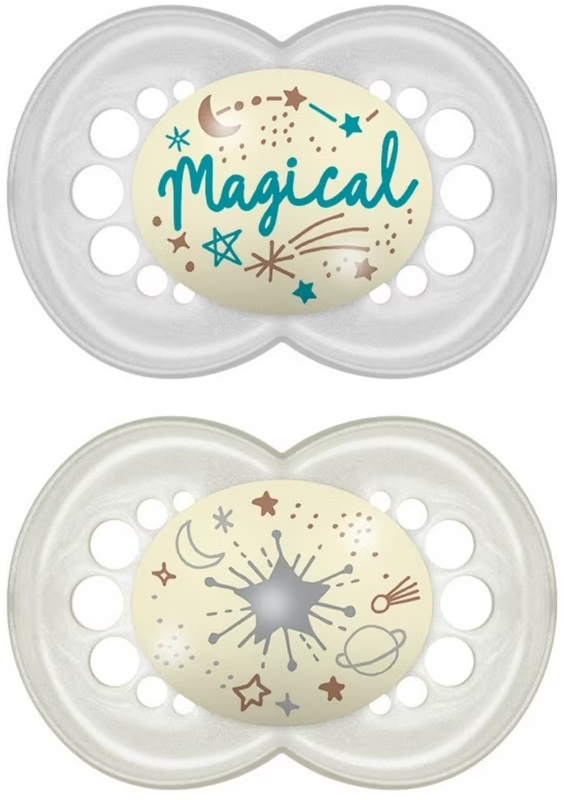 MAM CHUPETE ORIGINAL 16+ NIGHT SILIC 2UN