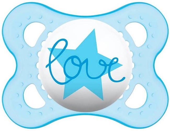 MAM CHUPETE ORIGINAL 0M+ LATEX AZUL 2UN