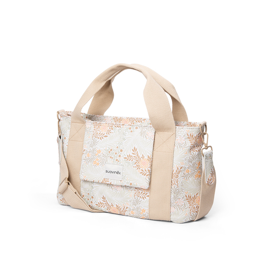 BOLSO MATERNIDAD PEQUEÑO POETRY PRINT BEIGE