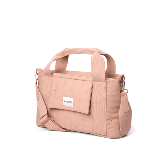 BOLSO MATERNIDAD PANERA POETRY LISO ROSA