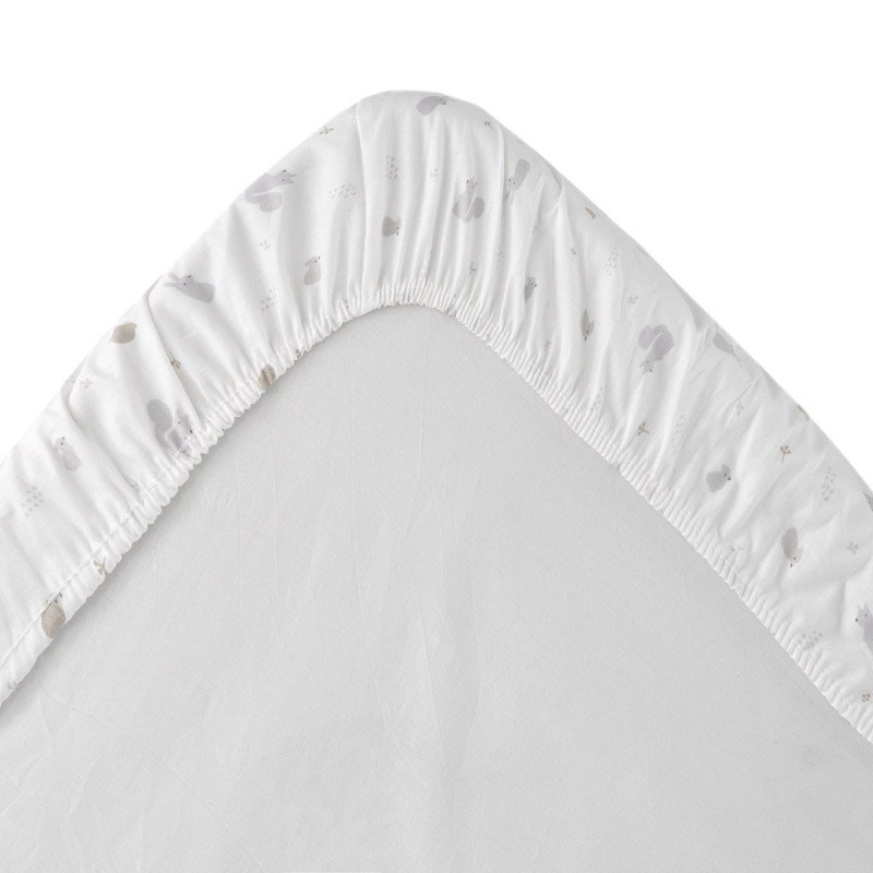 SABANA BAJERA CUNA 60 PACK 2 UNDS ARDI GRIS