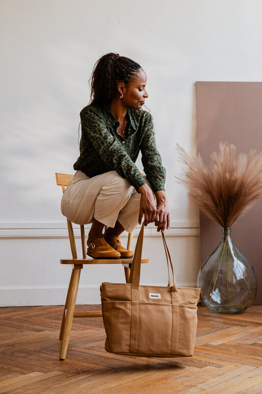 BOLSO MATERNAL MADRID OCRE