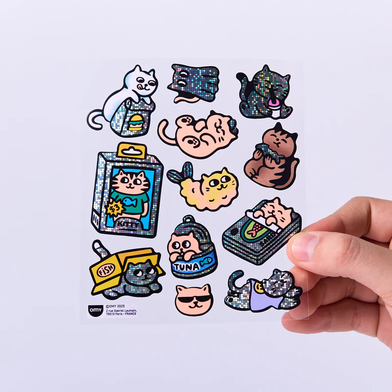 NEW STICKERS BIG KITTY
