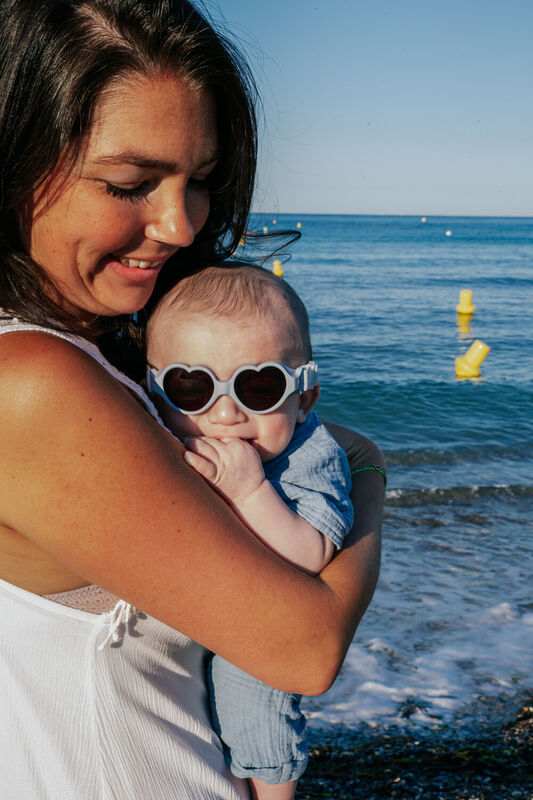 GAFAS DE SOL BABY 0-9M COEUR AZUL