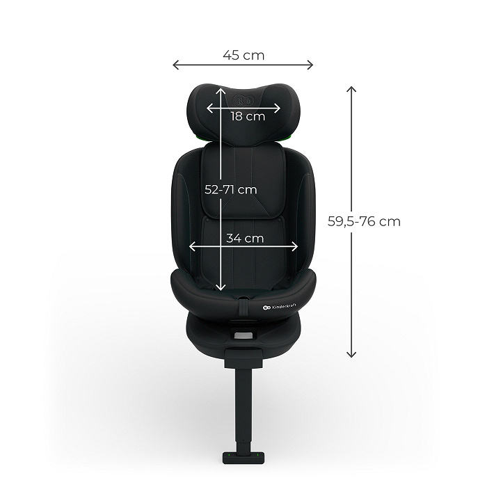 AUTOSILLA I-360 2 PLUS Black