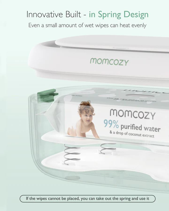 MOMCOZY CALENTADOR TOALLITAS HUMEDAS WW01 UNICO BLANCO