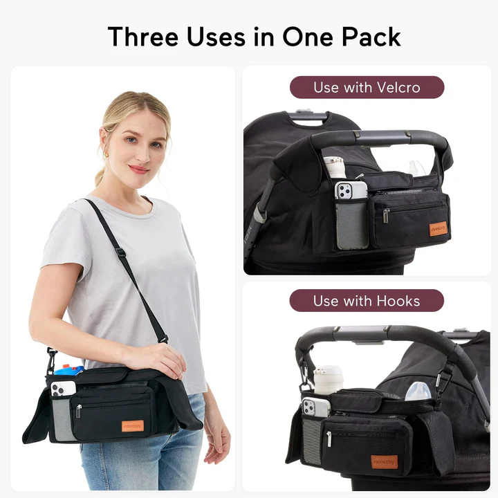 MOMCOZY BOLSO ORGANIZ.CARRO TODO EN 1 SZ001 36x13x7 CM NEGRO
