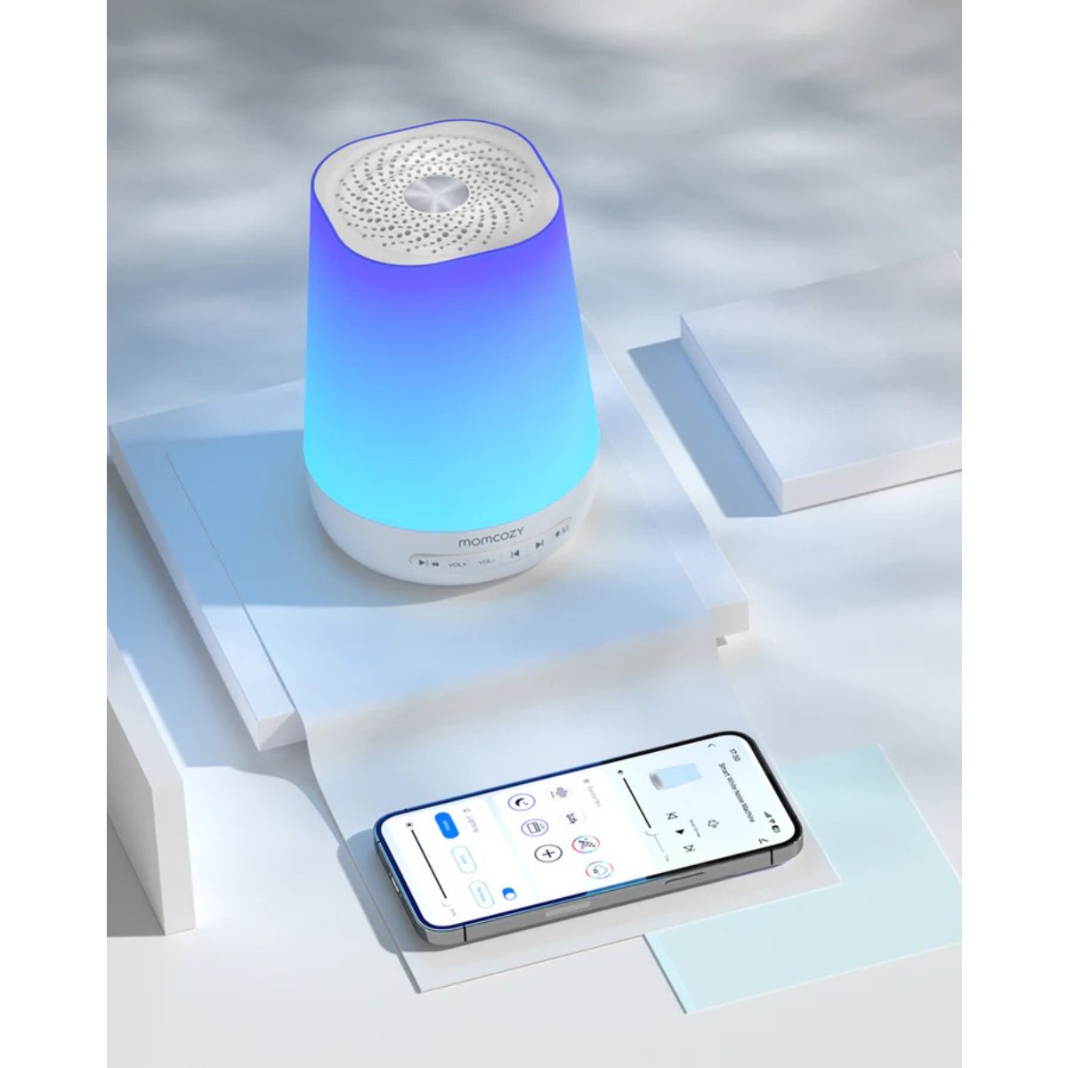 MOMCOZY MAQUINA SONIDO BLANCO WN002 UNICO BLANCO