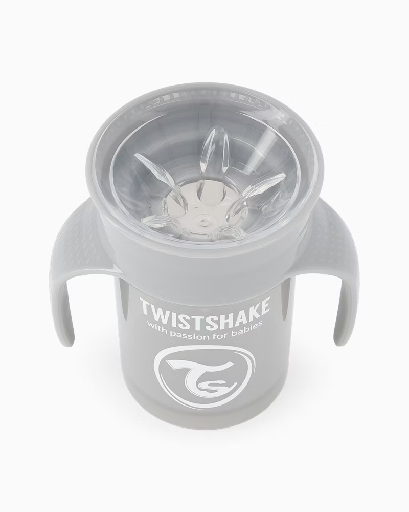 TAZA 360 C/ASAS 6M+ 230ML PASTEL GRIS