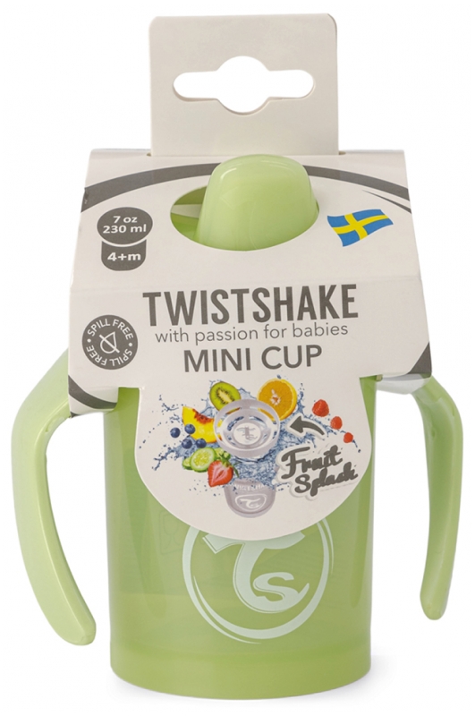 TWISTSHAKE TAZA MINI +4M 230ML CACTUS VERDE