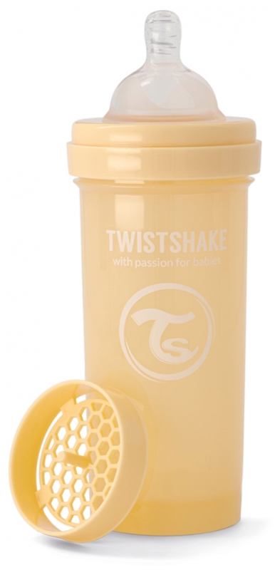 TWISTSHAKE BIBERON +2M 260ML CARAMEL BEIGE