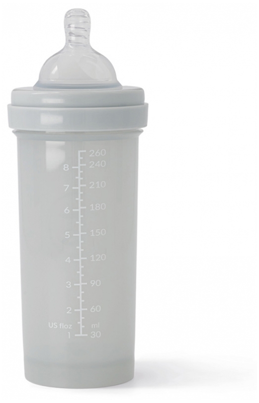 TWISTSHAKE BIBERON +2M 260ML GRIS CLARO
