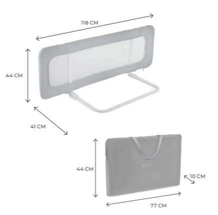 BARRERA DE CAMA GUARD&amp;DREAM GREY