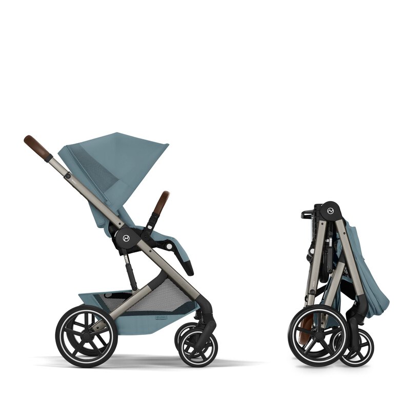 BALIOS S LUX+CAPAZO FOLD TAUPE STORMY BLUE
