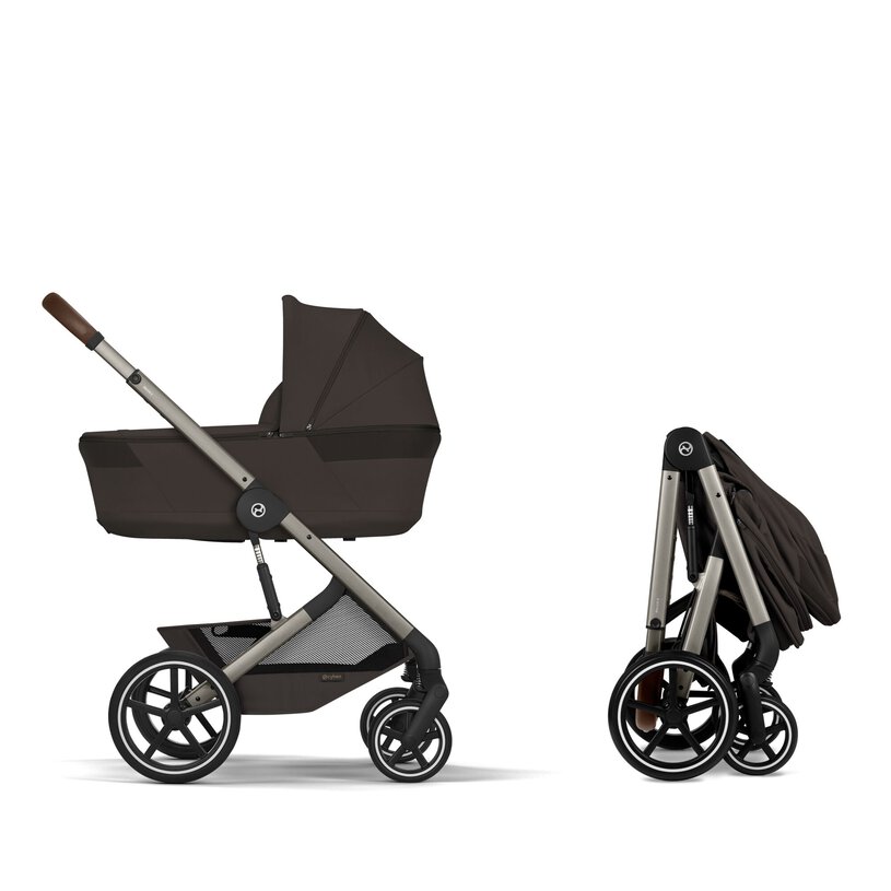 BALIOS S LUX+CAPAZO FOLD TAUPE/CHOCOLATE BROWN