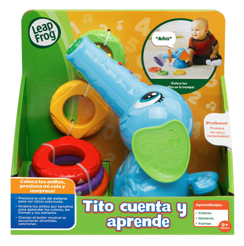 LEAPFROG TITO CUENTA Y APRENDE