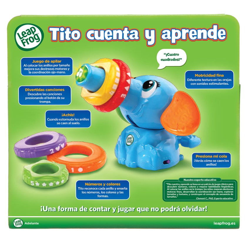 LEAPFROG TITO CUENTA Y APRENDE
