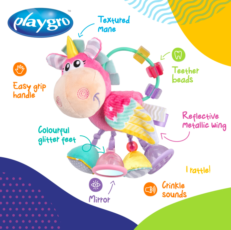 TOY BOX ACTIVITY RATTLE CLIPCLOP ROSA refresh