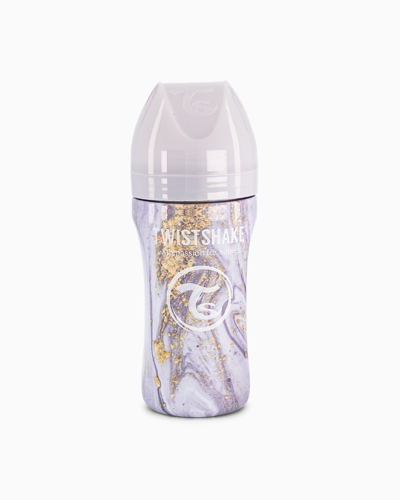 BIBERON ACERO ANTICOL.330ML MARBLE GREY