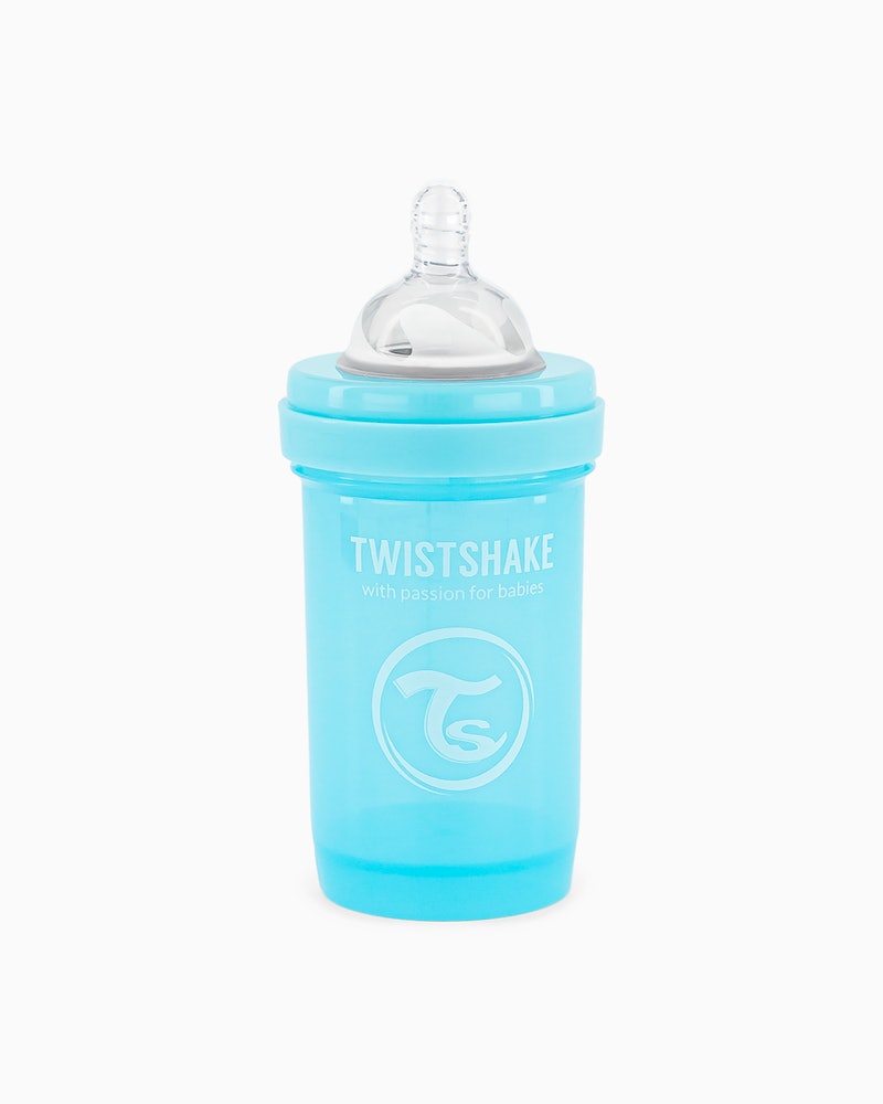 TWISTSHAKE BIBERON 180ML PASTEL AZUL