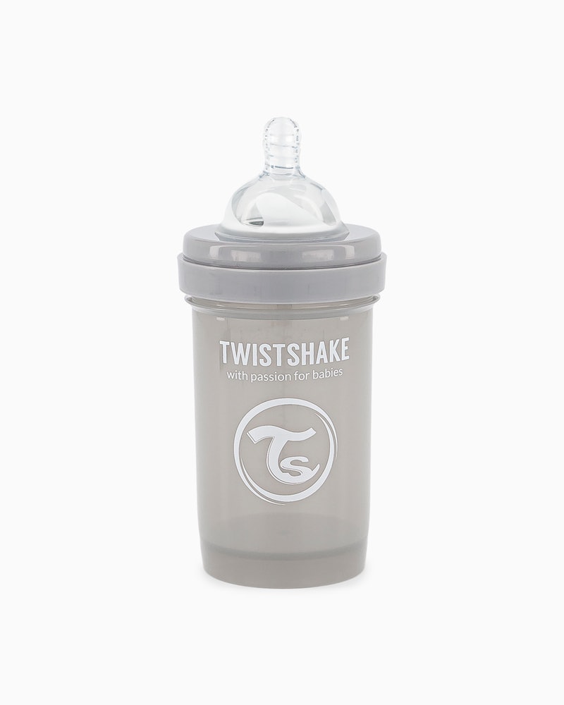 TWISTSHAKE BIBERON 180ML PASTEL GRIS