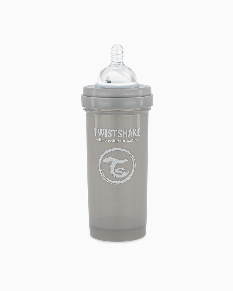 TWISTSHAKE BIBERON 260ML PASTEL GRIS