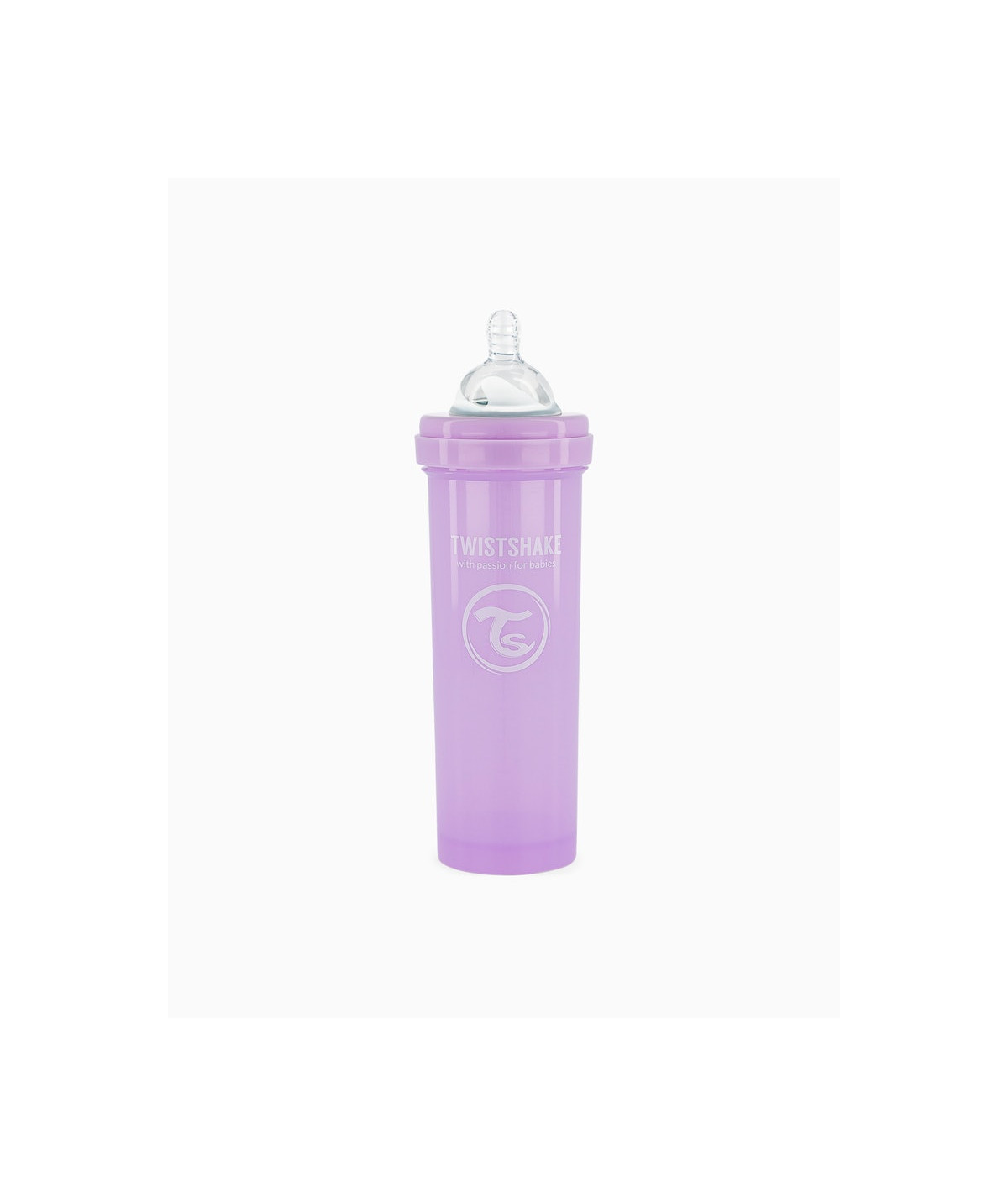 TWISTSHAKE BIBERON 330ML PASTEL MORADO