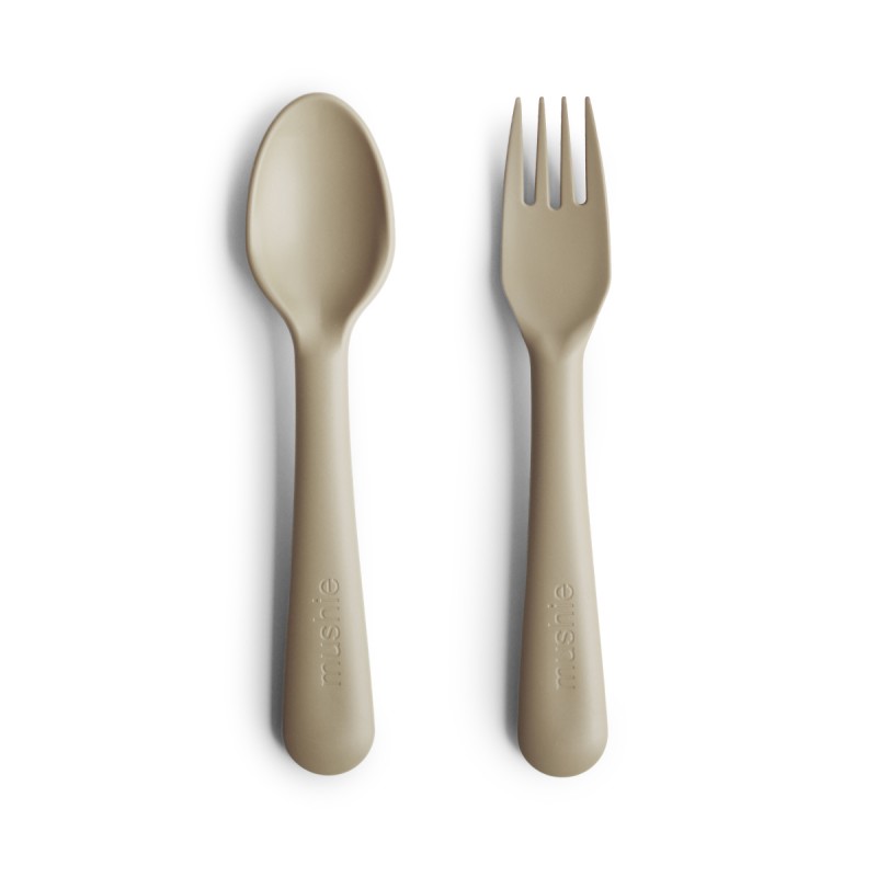 PACK TENEDOR Y CUCHARA SOLID VANILLA