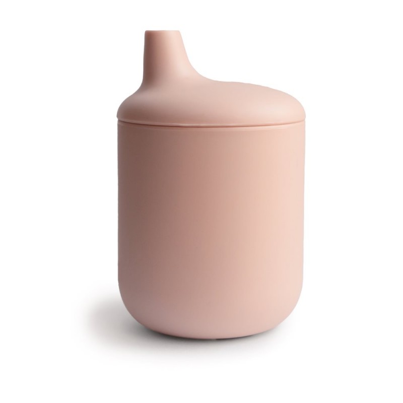 Taza didáctica Silicona SOLID Blush