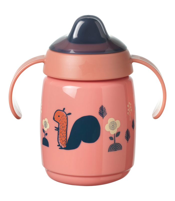 VASO APRENDIZAJE C/ASAS SIPPEE 300ML ROSA