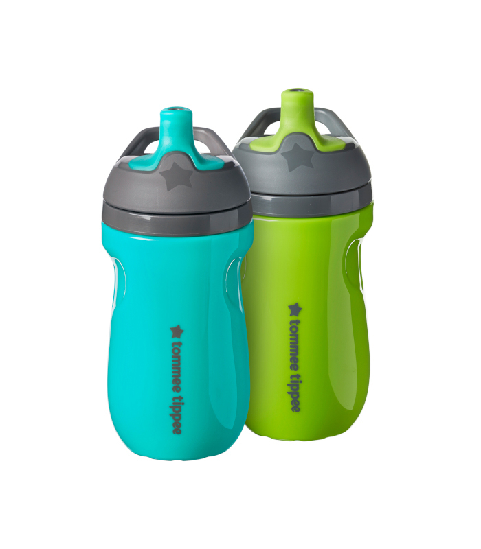 VASO TERMICO SPORT X2 VERDE/TURQUESA