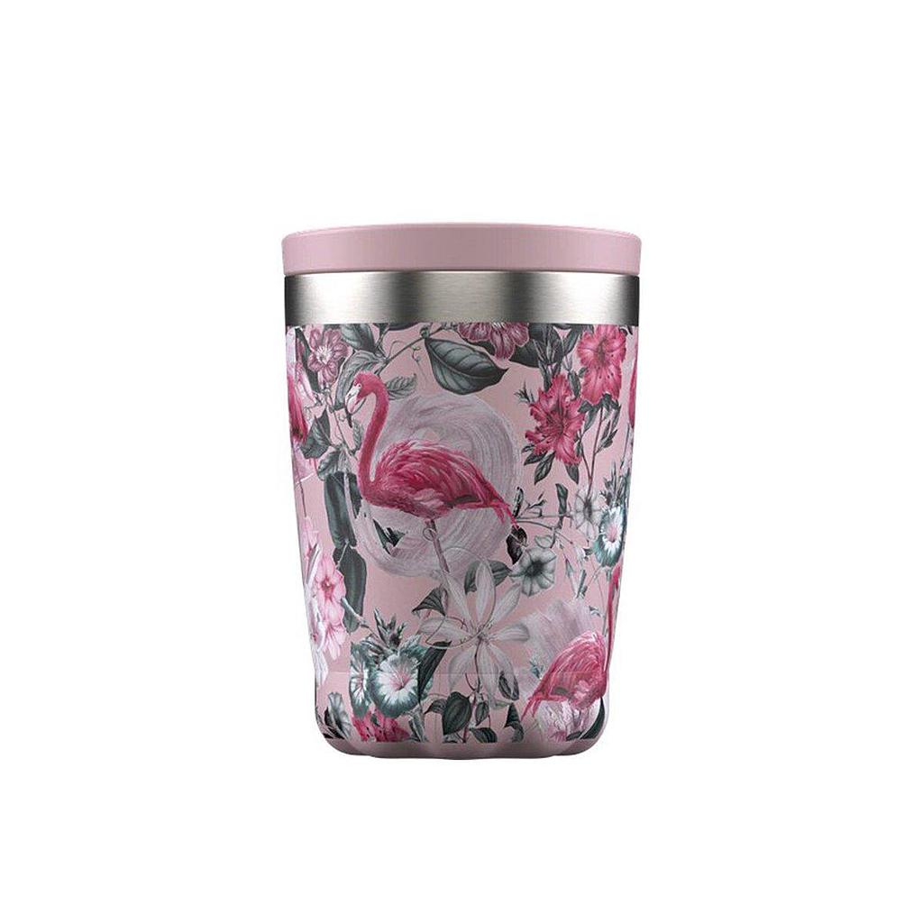 VASO CAFÉ CHILLY'S 340ML FLAMINGOS