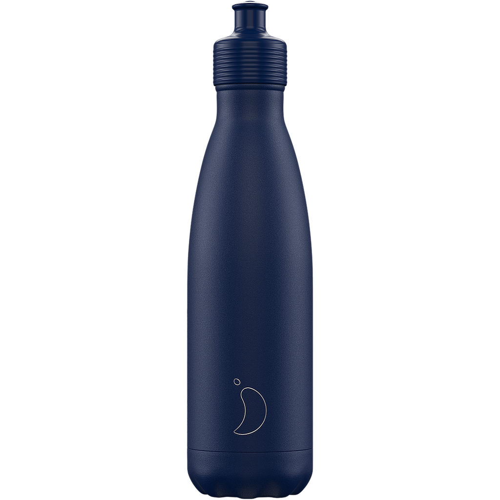 BOTELLA CHILLY'S 500ML SPORT AZUL MATE