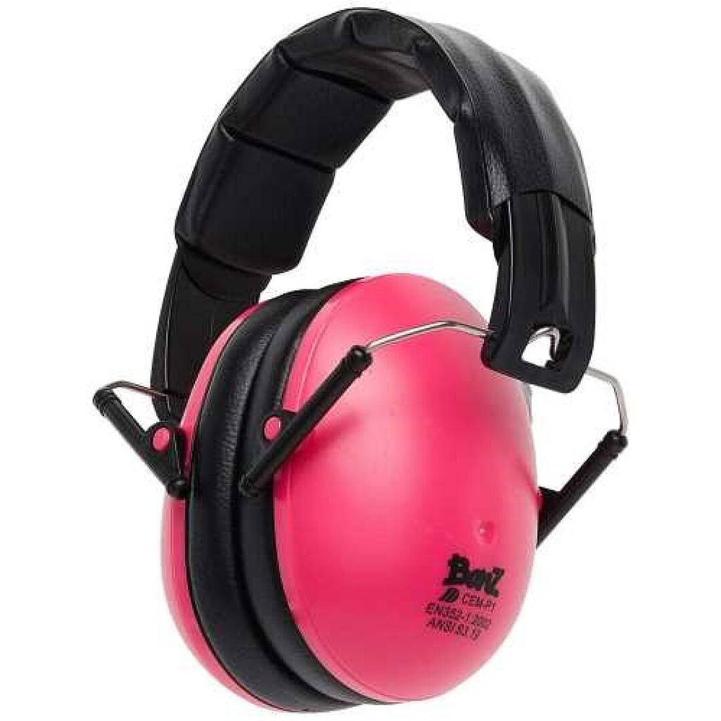 AURICULARES ANTIRUIDO BANZ kidz +3 AÑOS FUCSIA azalea