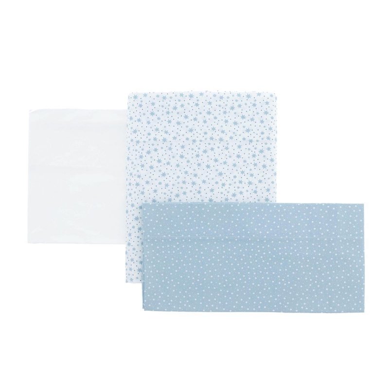 SABANA MINICUNA 3PCS FOREST AZUL