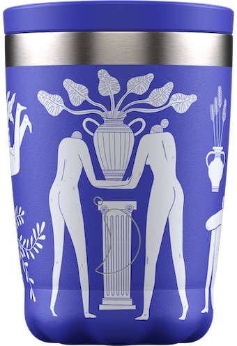 VASO CAFE CHILLY'S 340ML GREEK BLUE