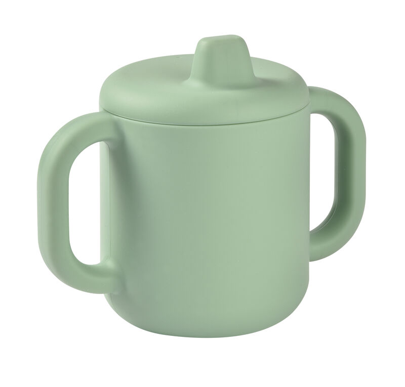 TAZA DE APRENDIZAJE SILICONA VERDE SALVIA