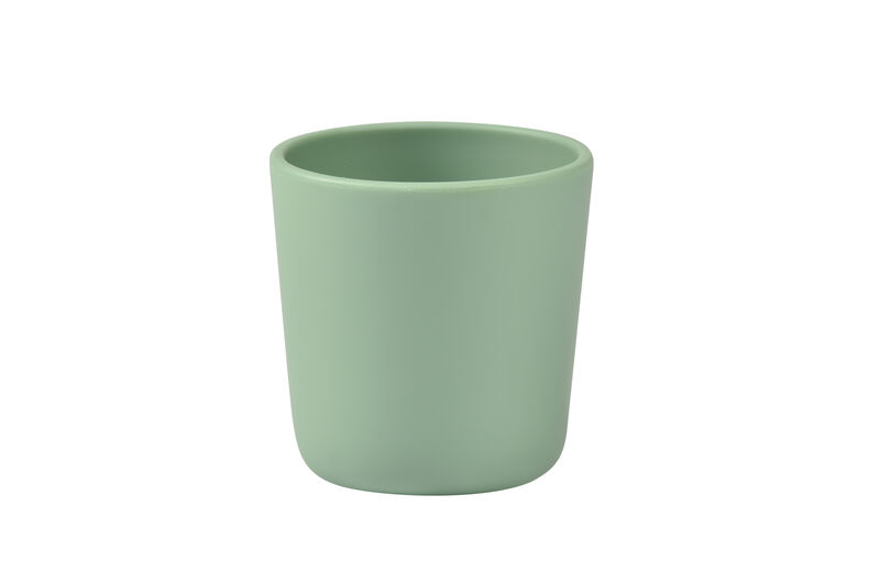 VASO SILICONA VERDE SALVIA