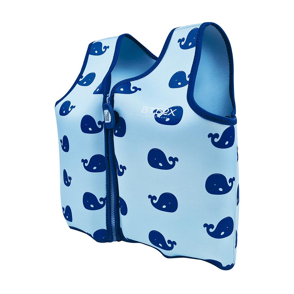 CHALECO FLOTADOR BTBOX SUMMER 2023 BALLENAS 9-14 KG-TALLA XS