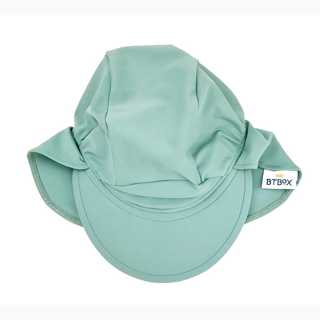 GORRA DE BAÑO BTBOX SUMMER 2023 UPF 50+ LUNARES VERDE-TALLA S / 44-54 CM