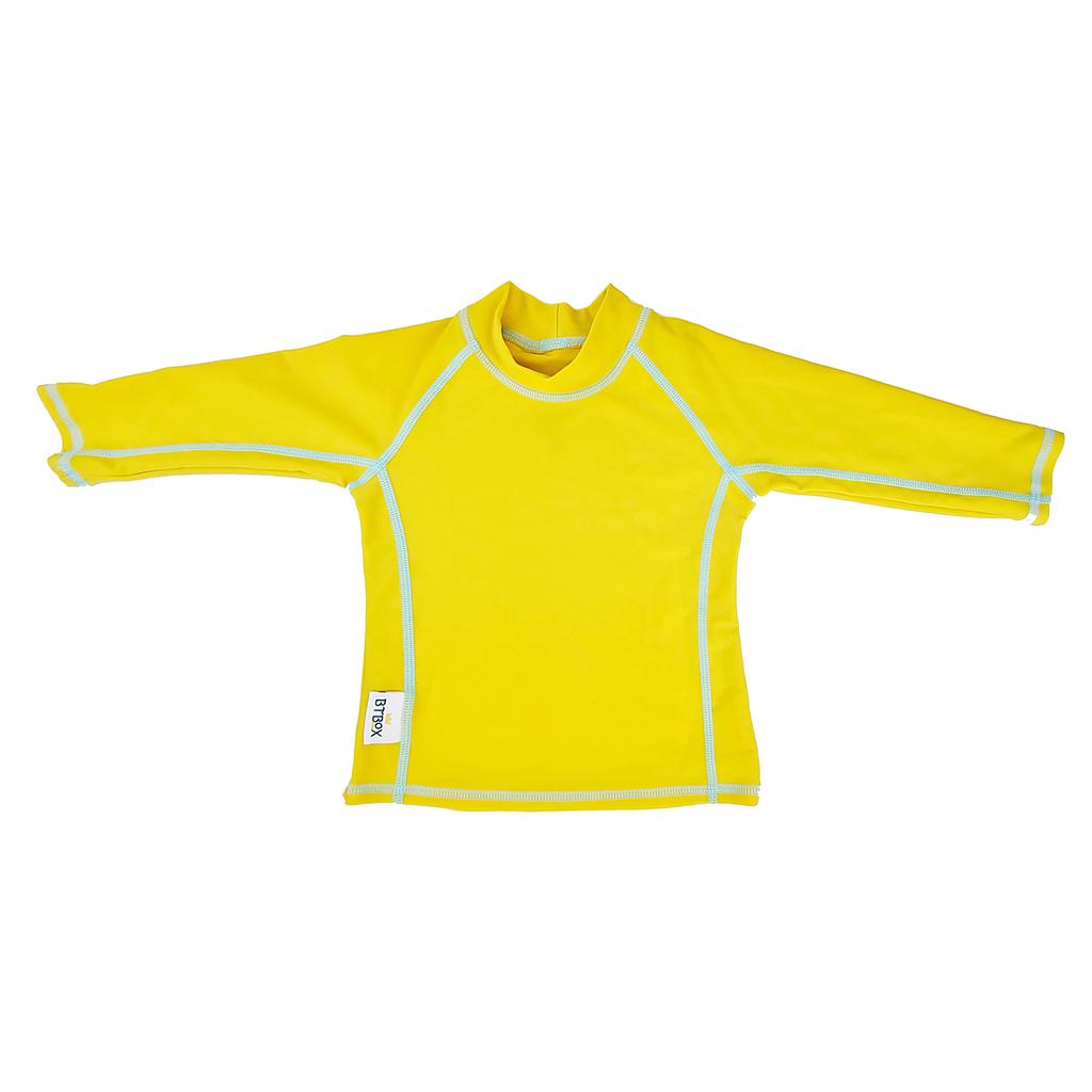 CAMISETA BTBOX SUMMER 2023 UPF 50+ M/L LUNARES MOSTAZA 12-24 MESES