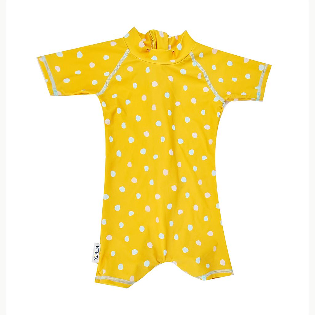 MONO BTBOX SUMMER 2023 UPF 50+ LUNARES MOSTAZA 18 MESES-84 CM