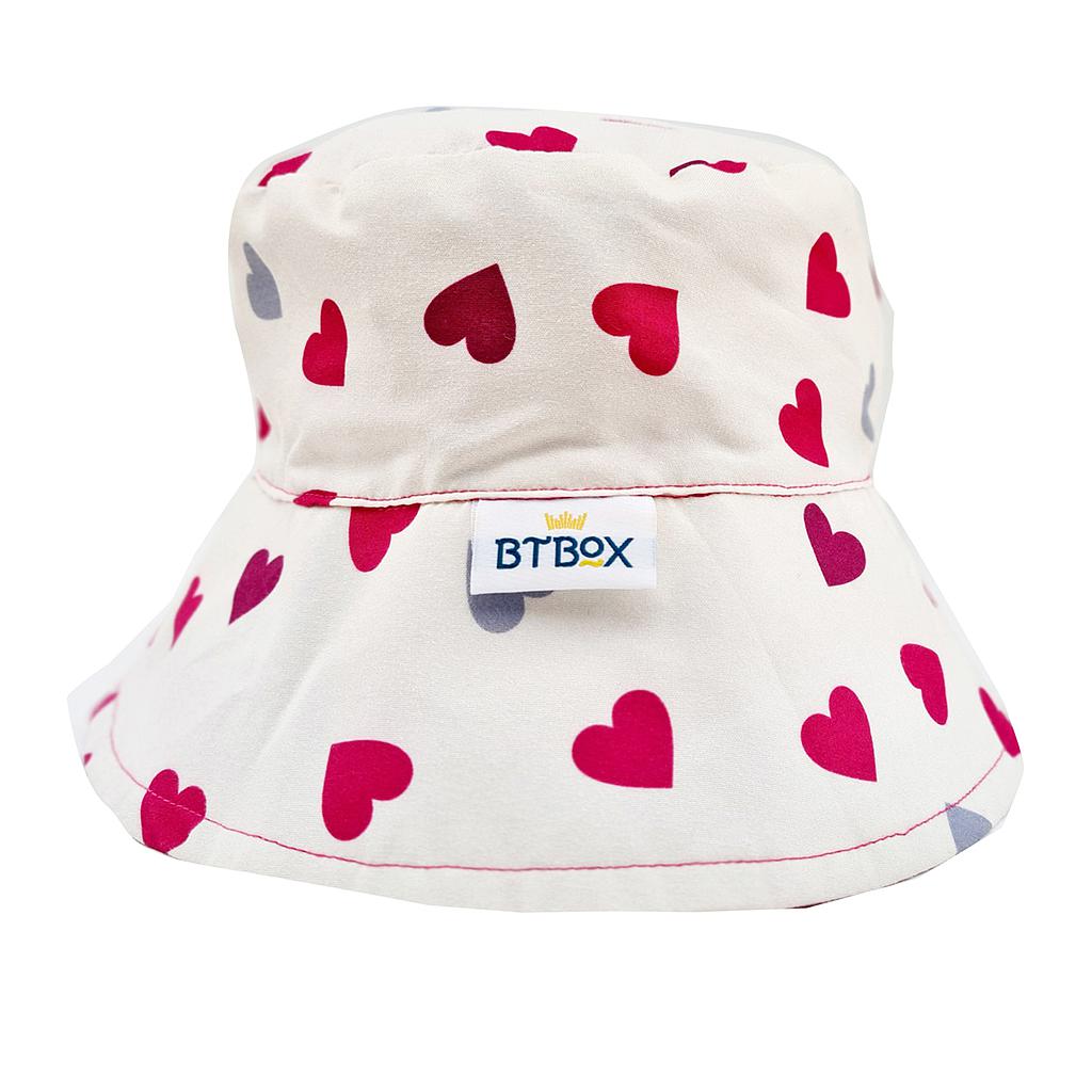SOMBRERO BTBOX SUMMER 2023 UPF 50+ CORAZONES 2-5 AÑOS / 49-56 CM