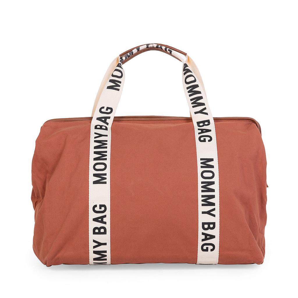 BOLSO MOMMY BAG SIGNATURE CANVAS TERRACOTA