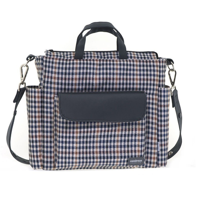 BOLSO MATERNAL PACK VICTORIA VICHY 16X43X37CM