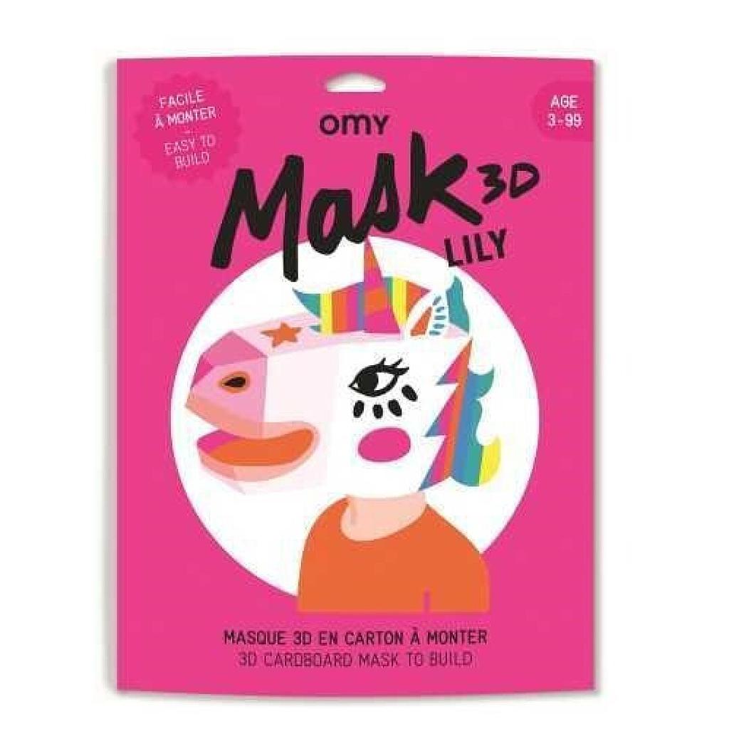 OMY MASCARA 3D UNICORNIO