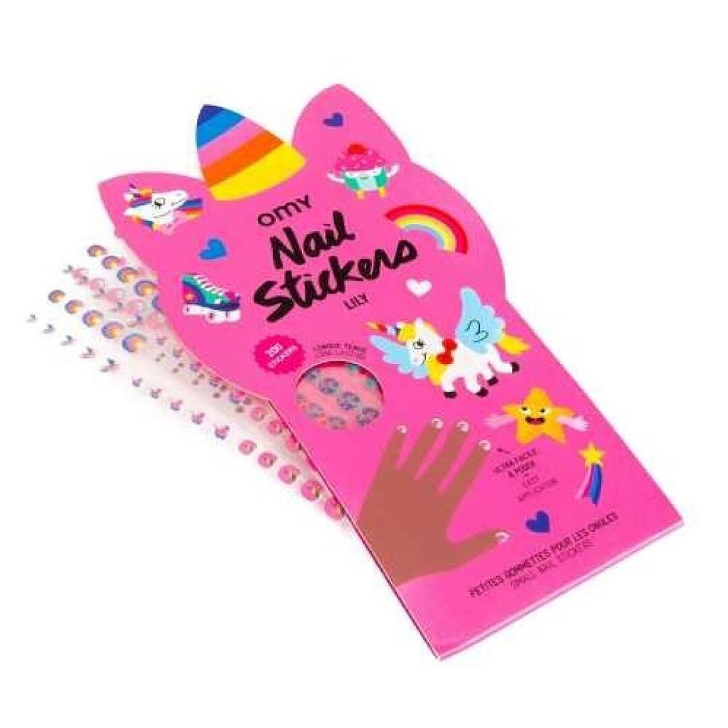 OMY PEGATINAS PARA UÑAS UNICORNIO