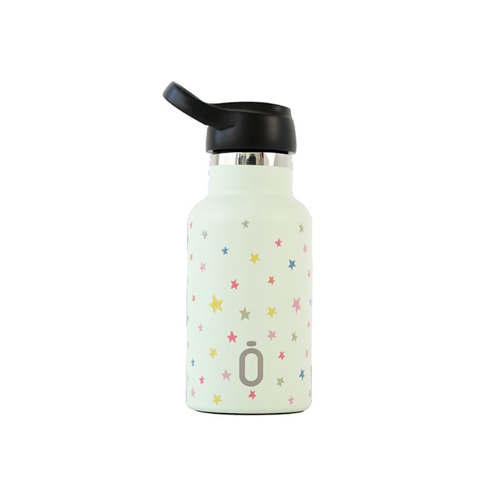 BOTELLA TERMICA RUNBOTT 350ML +TAPON SPORT ESTRELLAS MELON