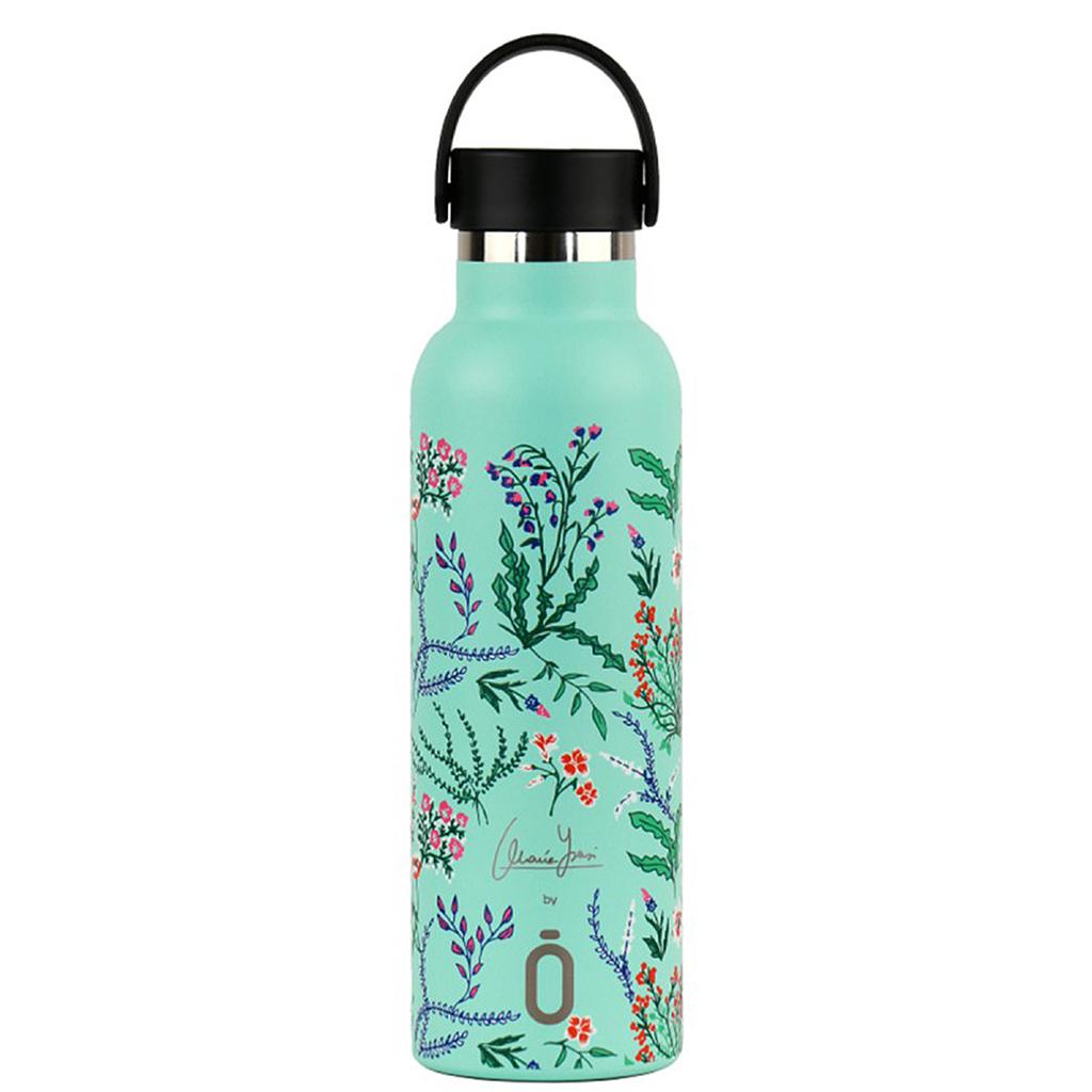 BOTELLA TERMICA RUNBOTT 600ML +TAPON STANDARD MARIA Y ASASI JARDIN VERDE